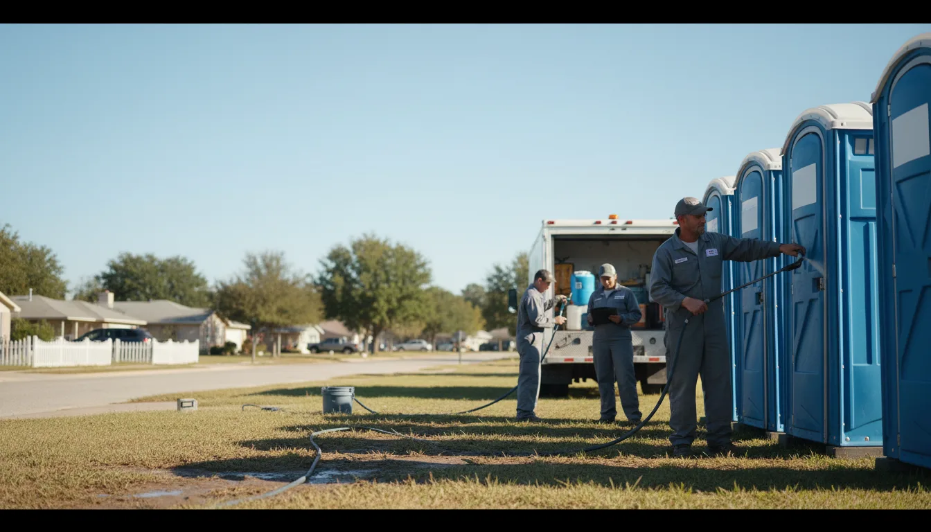 Long-Term Portable Toilet Rental in Bloomington, IL near me